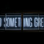 Energy Efficient Windows - Do Something Great neon sign